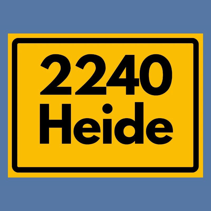 OLD POSTCODE POSTCODE RETRO 2240 HEIDE MARSHENLAND