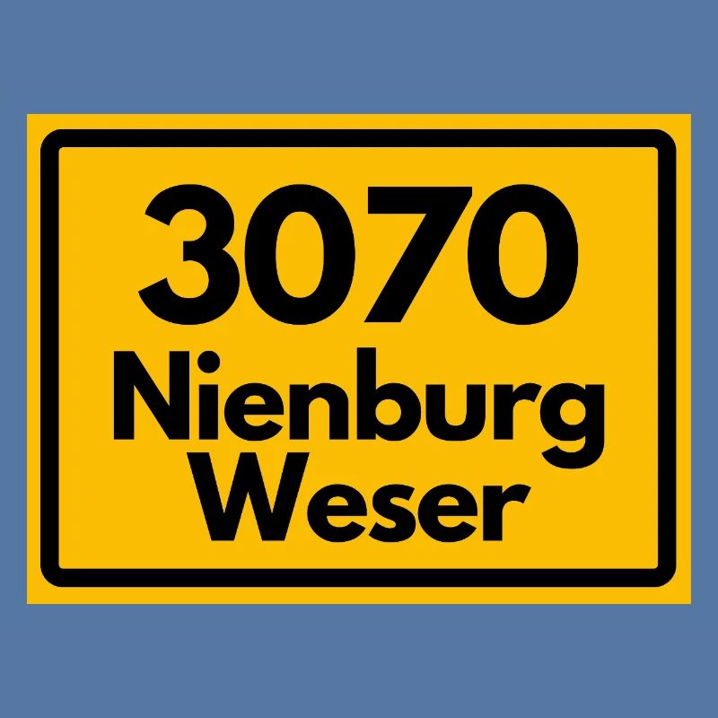 OLD POSTCODE POSTCODE RETRO 3070 NIENBURG WESER!