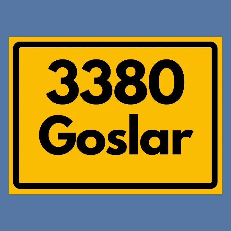OLD POSTCODE ZIP CODE RETRO 3380 GOSLAR KAISERPFAL