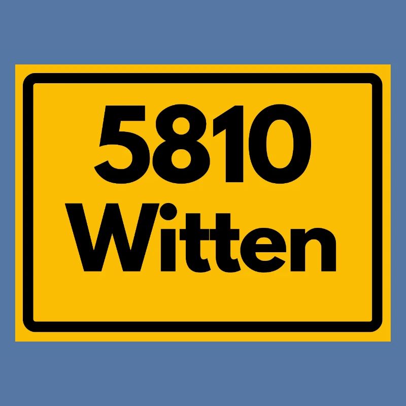 ANCIEN CODE POSTAL RETRO 5810 WITTEN