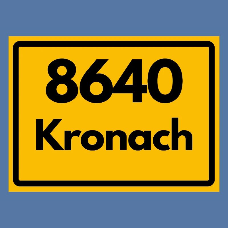 OLD POSTCODE ZIP CODE 8640 KRONACH HEIMATSTOLZ