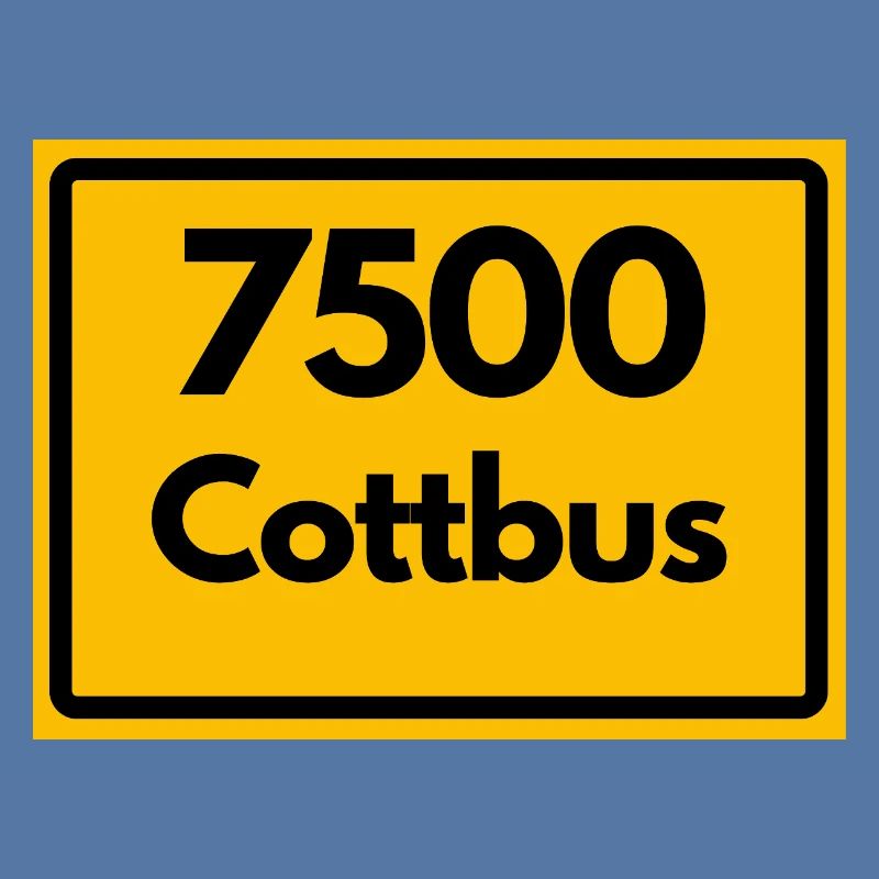 ANCIEN CODE POSTAL RETRO 7500 COTTBUS