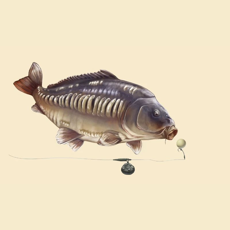 Conception de gréement de pêche à la carpe miroir Pêche au poisson
