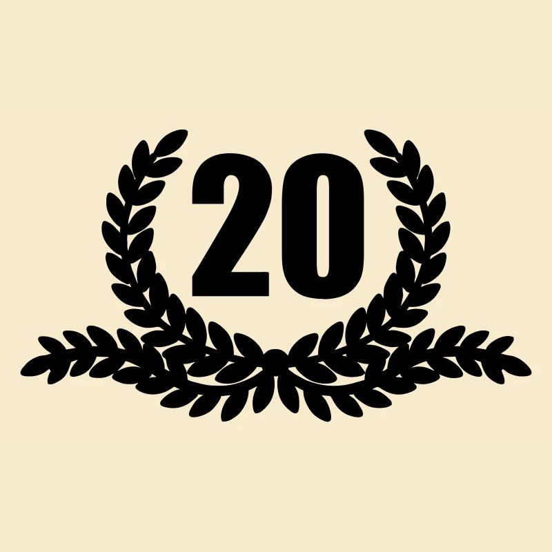 Laurel wreath 20 YEARS