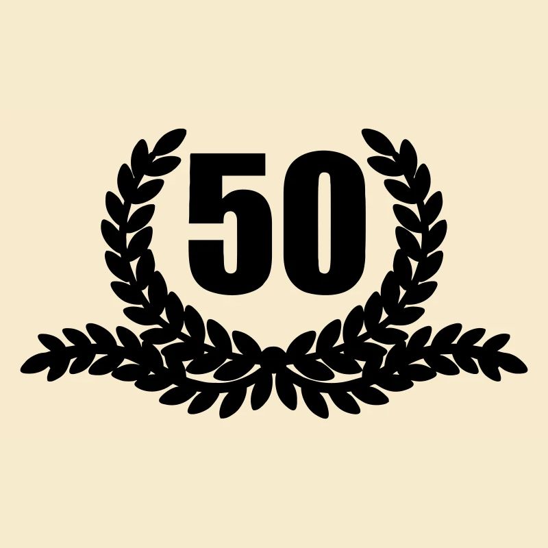 Laurel wreath 50 YEARS