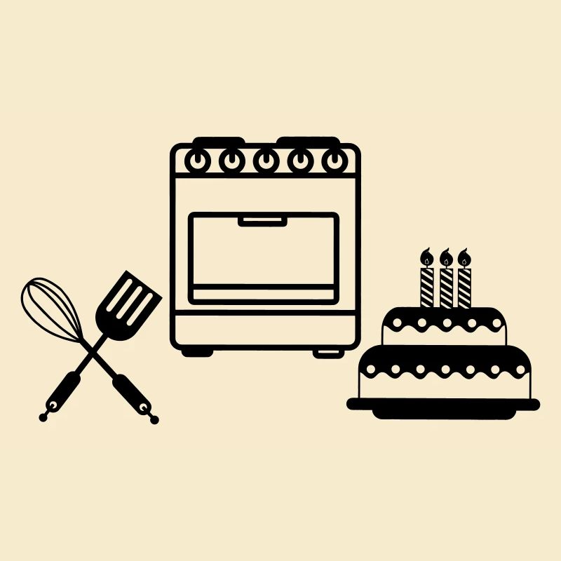Backe einen Kuchen
