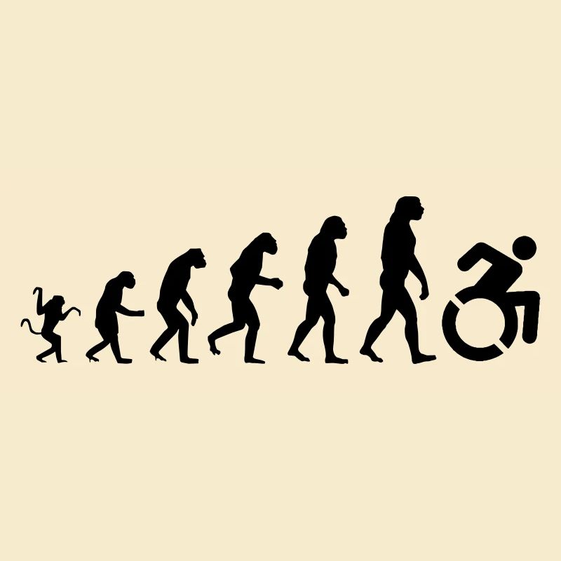 Evolution des Rollstuhls *