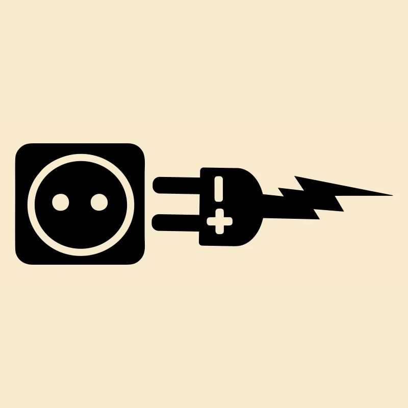 Stecker plus und minus