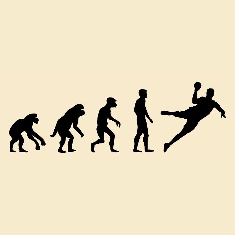 Evolution Handball lustig Design Mannschaft icon
