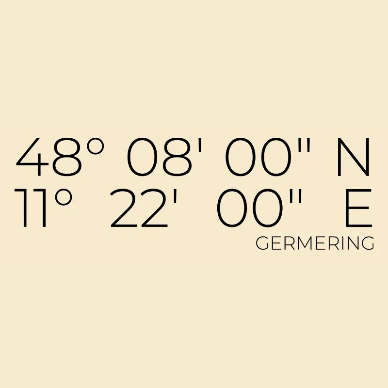 Coordinates Germering, Bavaria
