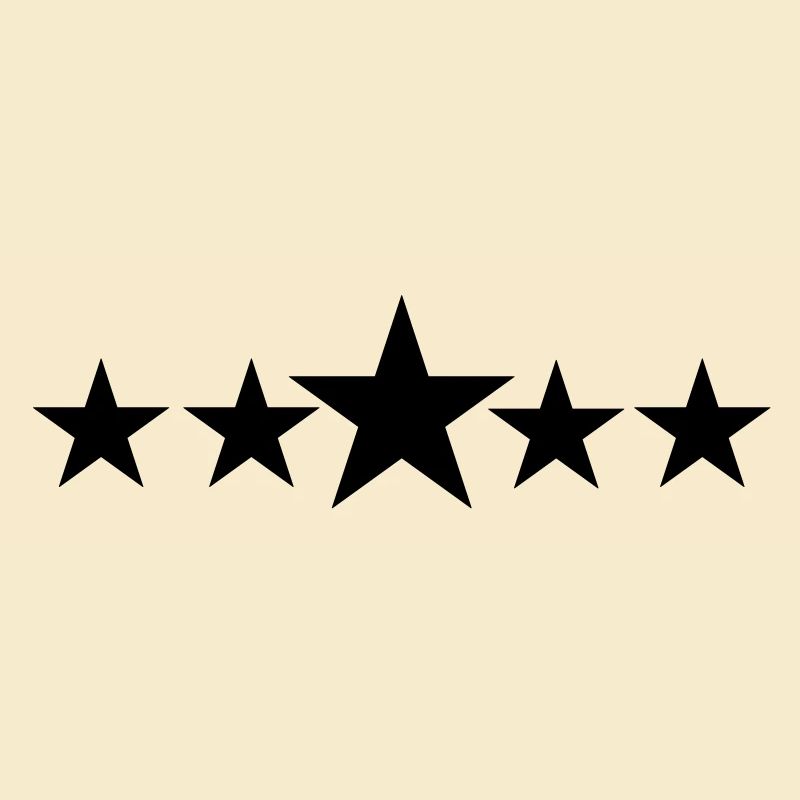 Five solid stars