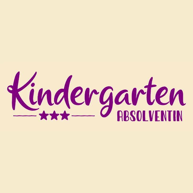 Kindergarten Absolventin - Einschulung - Kita