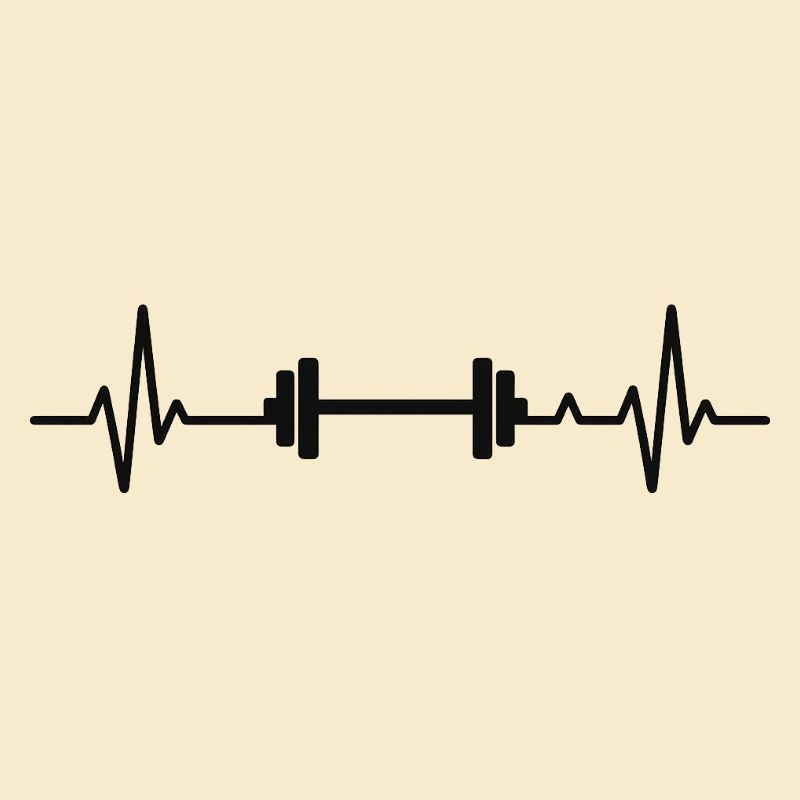 Heartbeat-Design mit Hantel