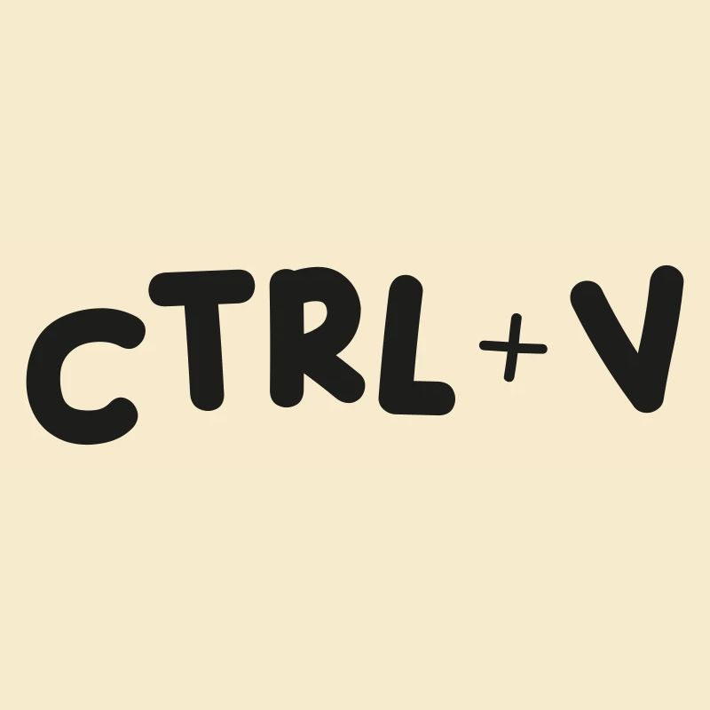 CTRL+V Paste -Gift for IT and Twins