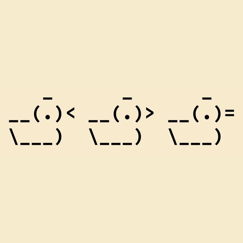 Triple Duck - Ascii Art