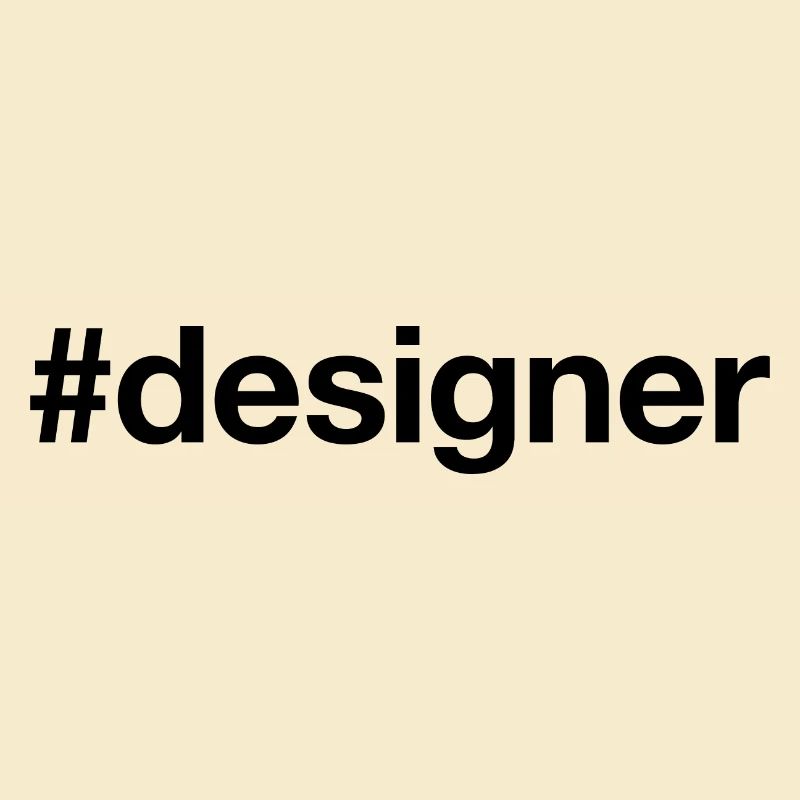 DESIGNER Hashtag Mode Graphique Créatif