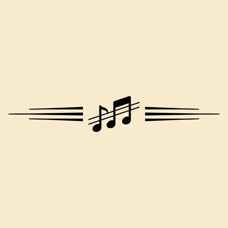 Ligne de notes de musique