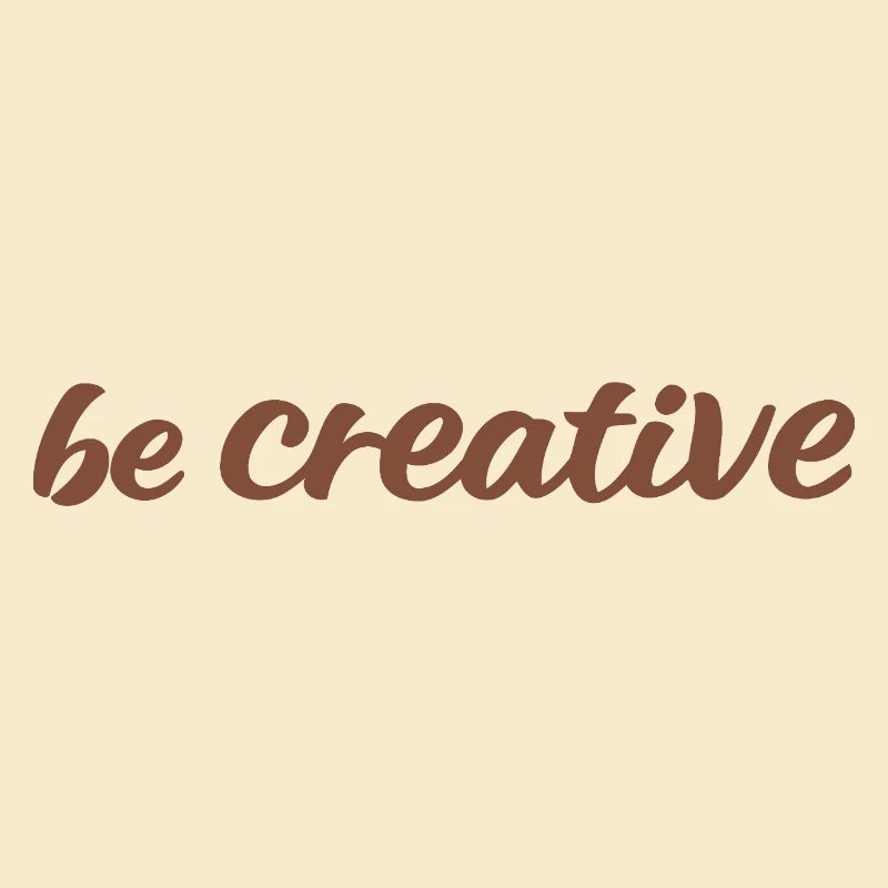 Sei kreativ Script Brown