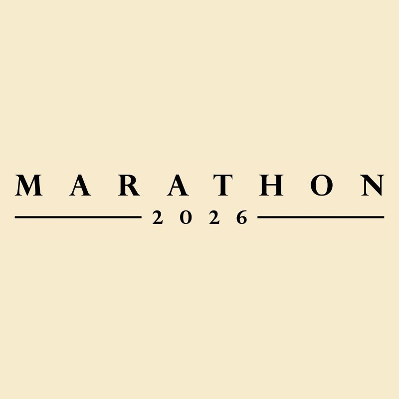 Lettrage Marathon 2026