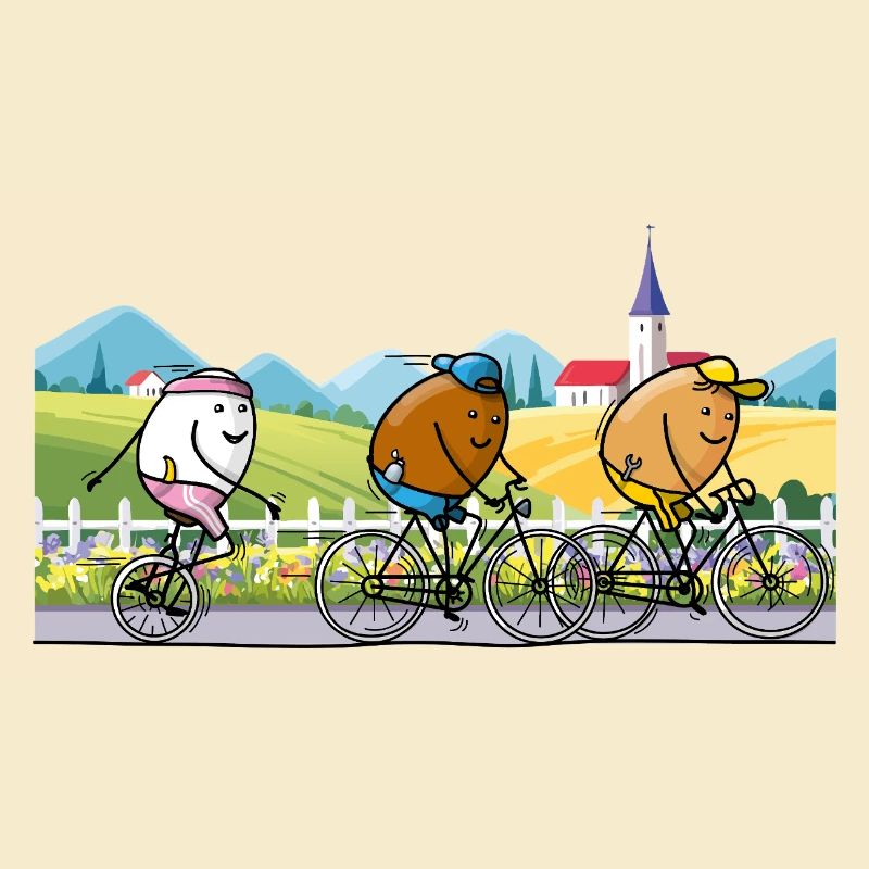 Balade à vélo entre amis