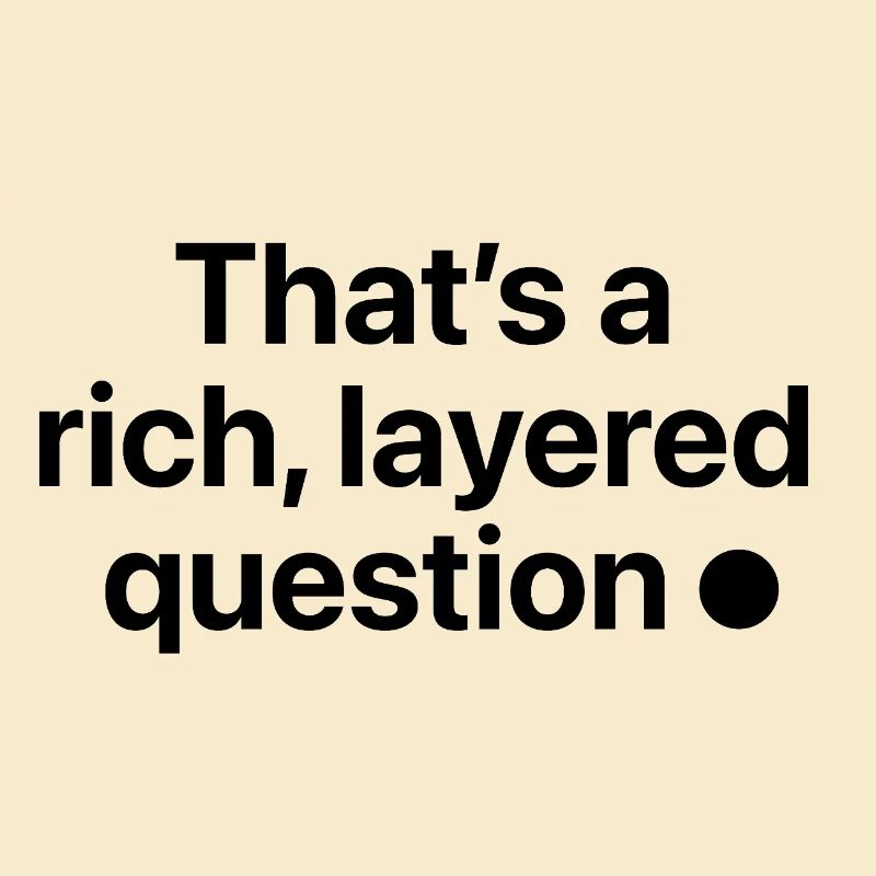 C’est une question riche et complexe