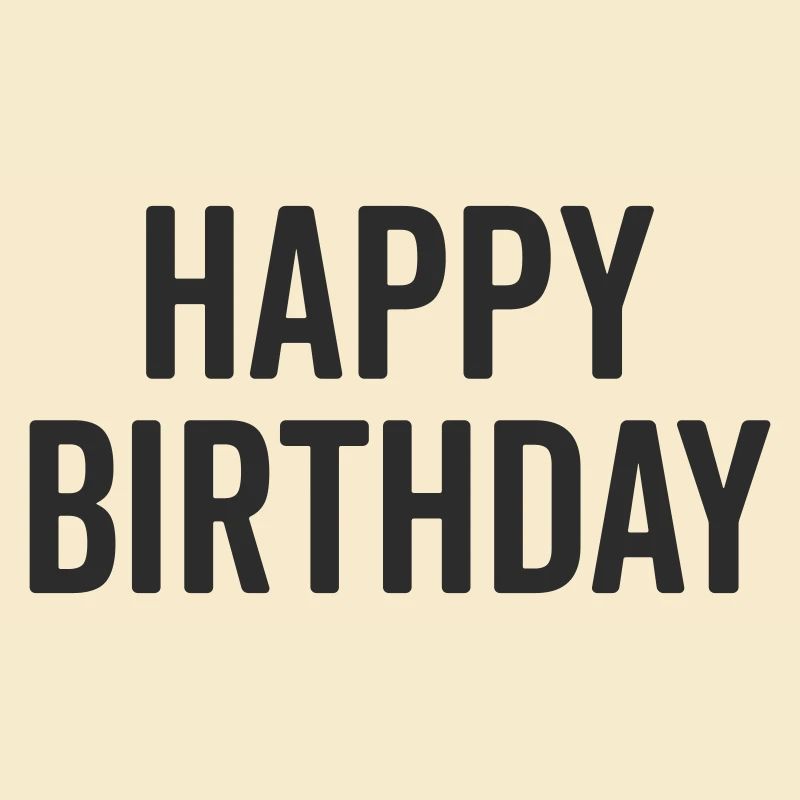 Happy Birthday