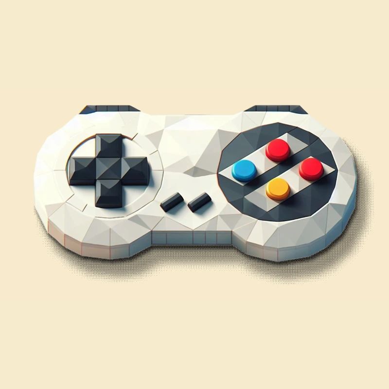 Retro Gaming - 16bit Controller for Video Games