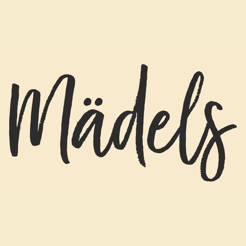 Mädels Handlettering Design