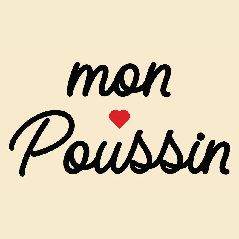 Mon Coeur Coussin Script