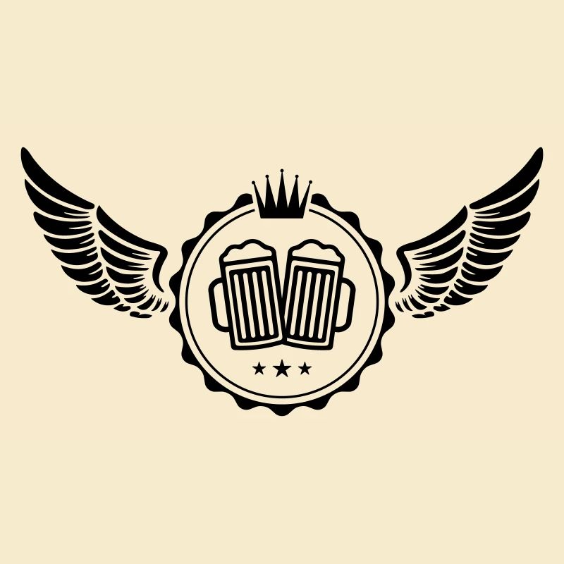 Bier Flügel Emblem