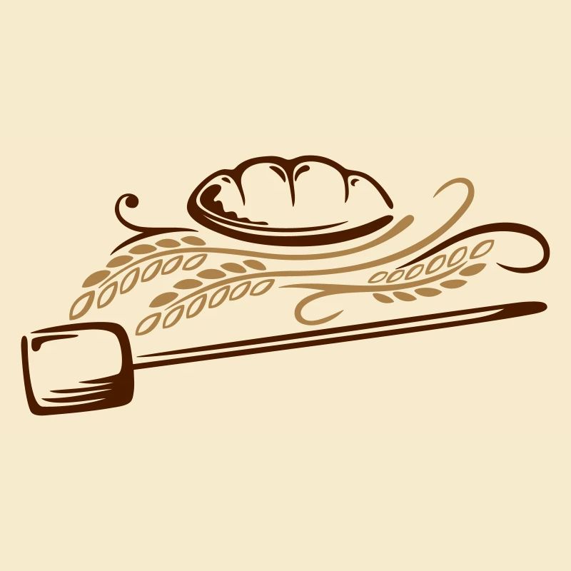 Bread with cereals. Beautiful bakery motif.