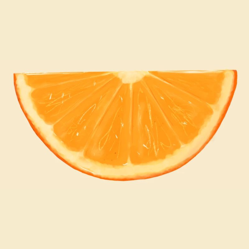 Orangenscheibe Printdesign