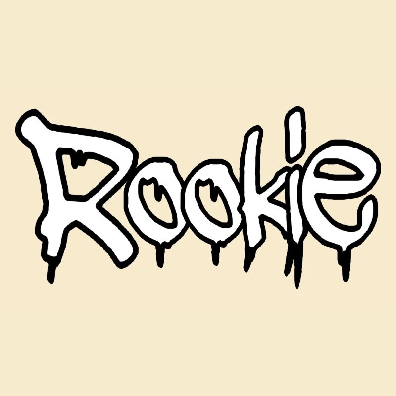 Conception de texte de recrue de style graffiti