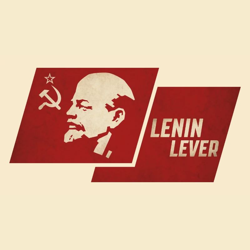 Drapeau à levier de Lénine