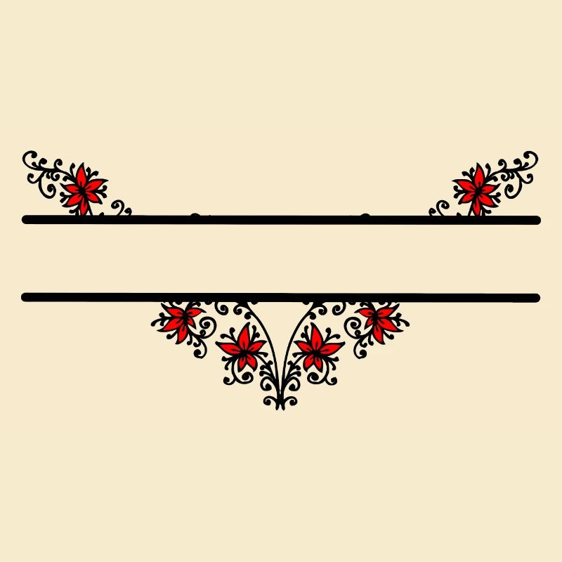 Flower Decorative Banner