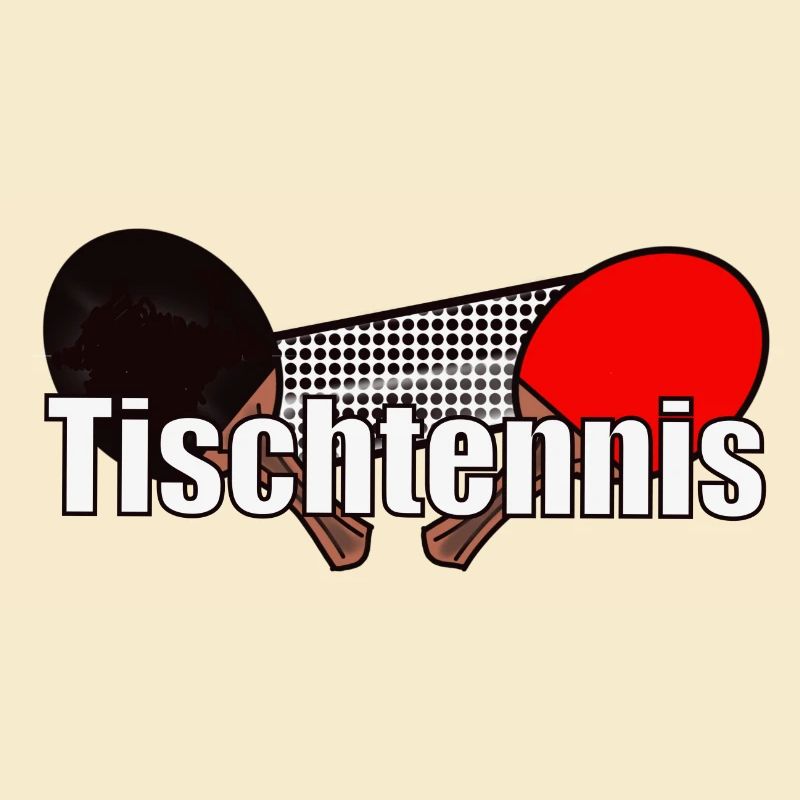 Tischtennis Collage mit Schlägern