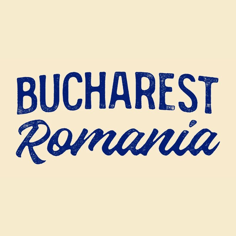 Bucharest Romania Handlettering