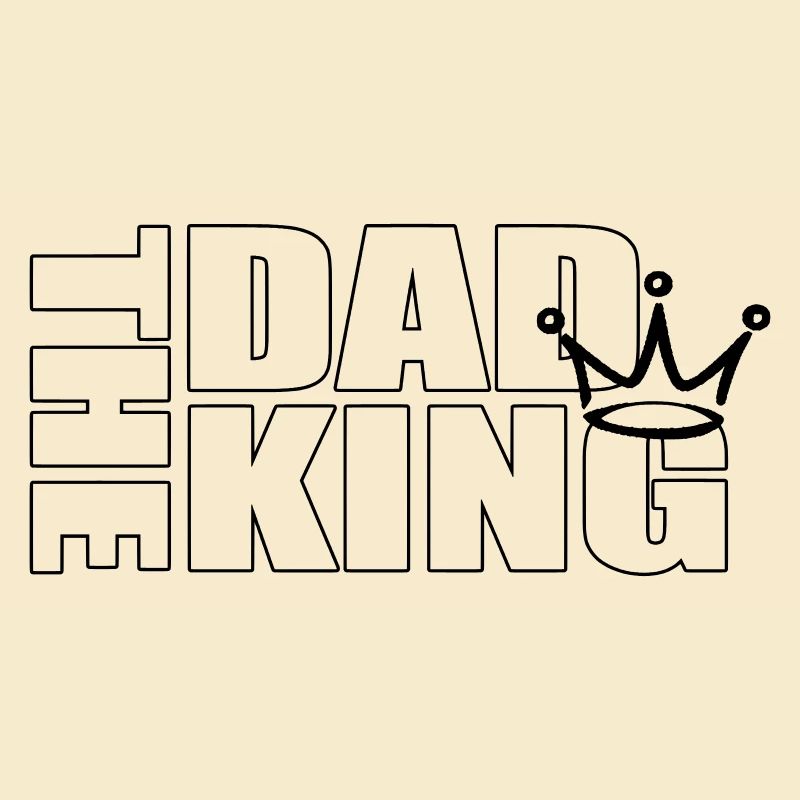 Le Roi Père Père Couronné Statement Design