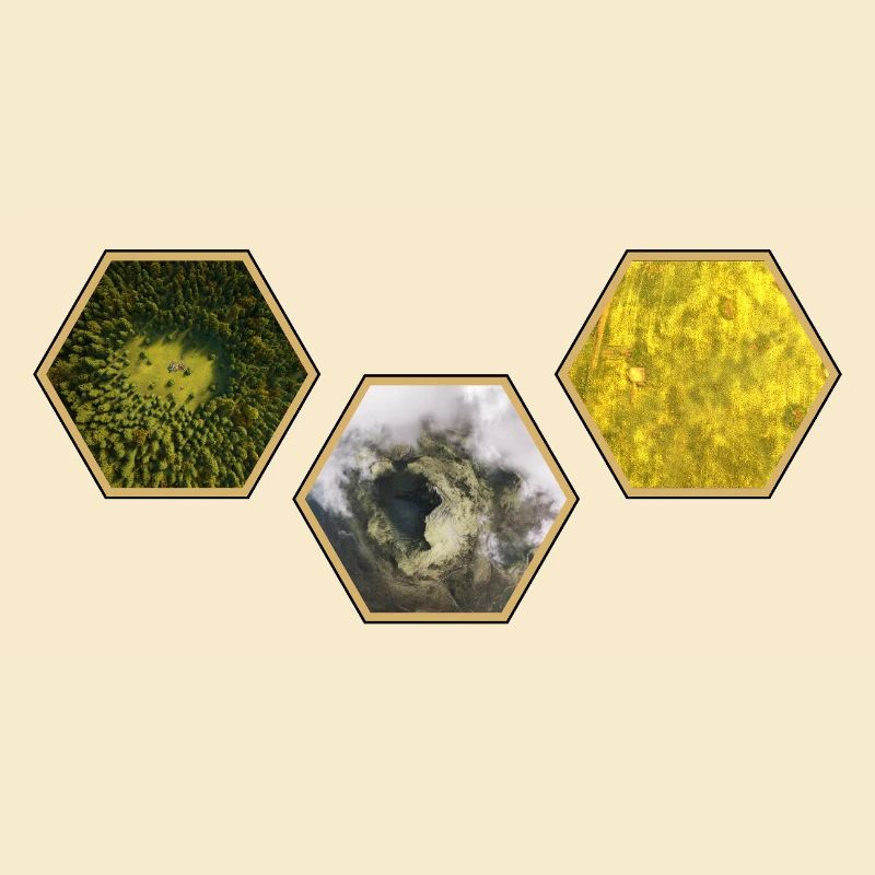 Les colons de Catan Hexagone Design