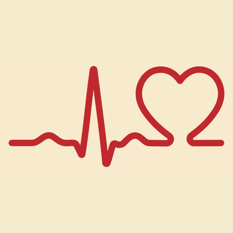EKG-Herzschlaglinien-Symbol