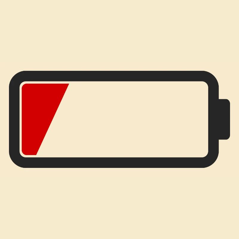 Batterie vide