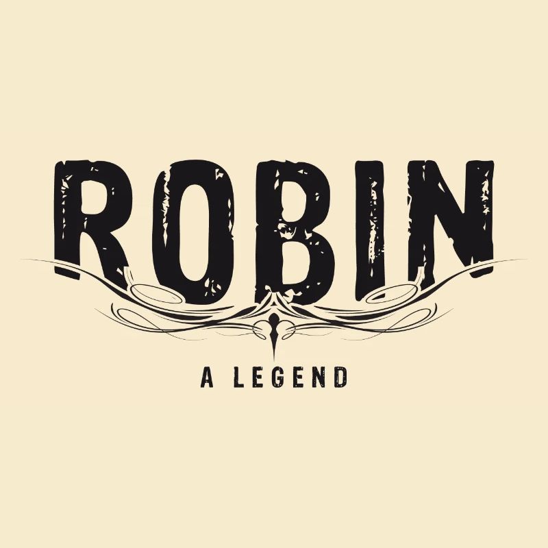 ROBIN A LEGEND décoré