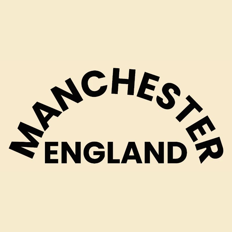 Manchester England Circular Emblem