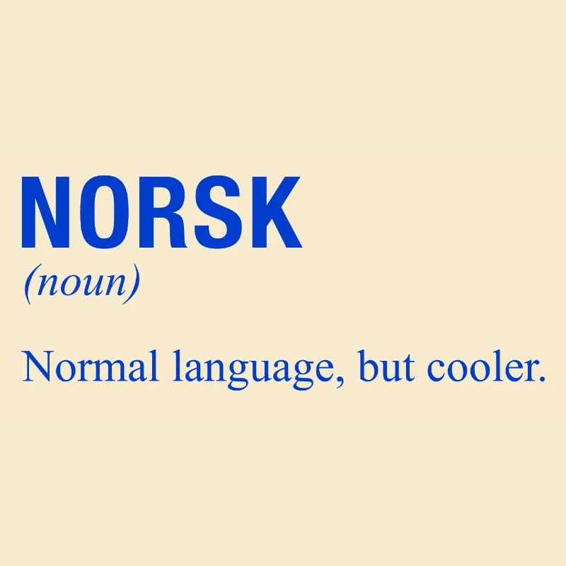 NORWAY Norway Norwegian Language Norwegian