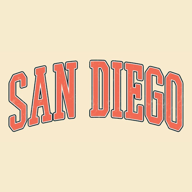 Conception des polices de blocs de San Diego