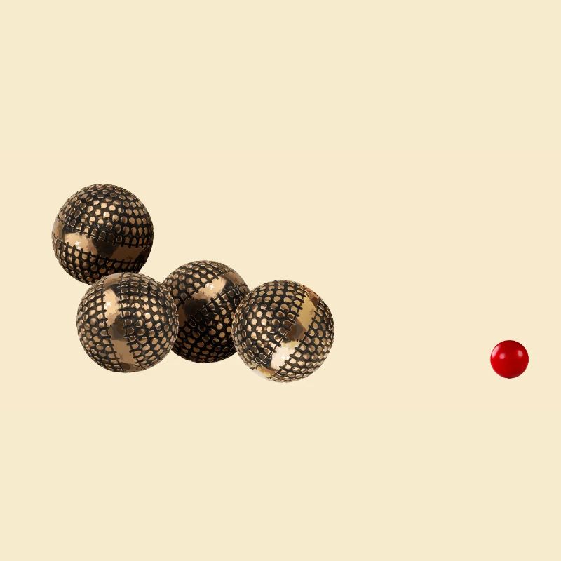 Jeu de boule de pétanque