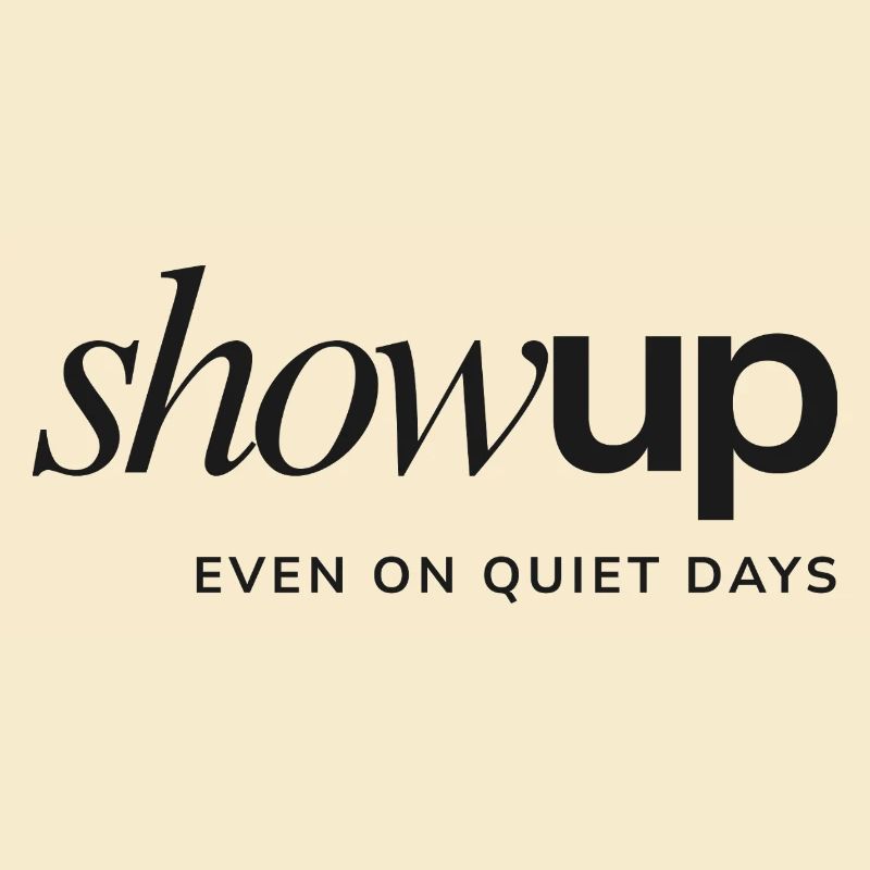 Presentati anche nei giorni tranquilli – Design statement