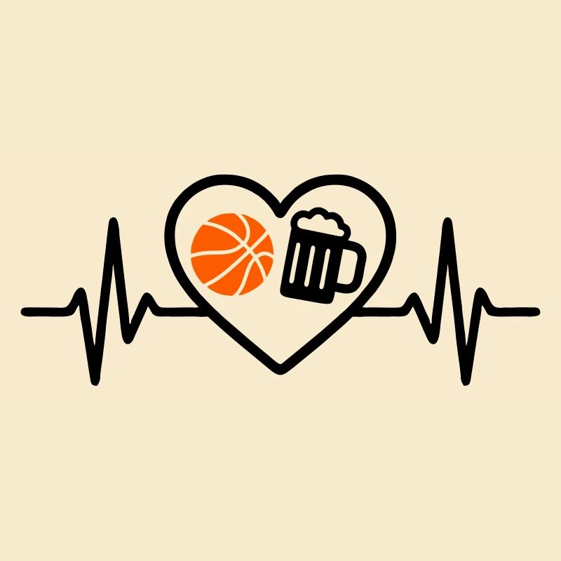 Herz Basketball Bier
