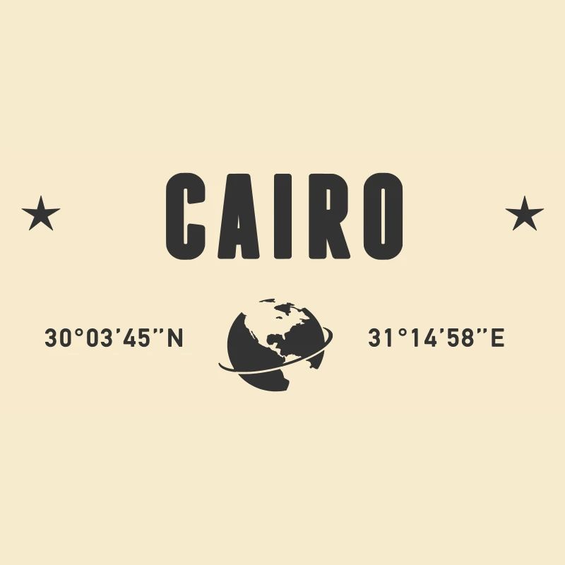 Cairo Egypt Coordinates Planet Earth