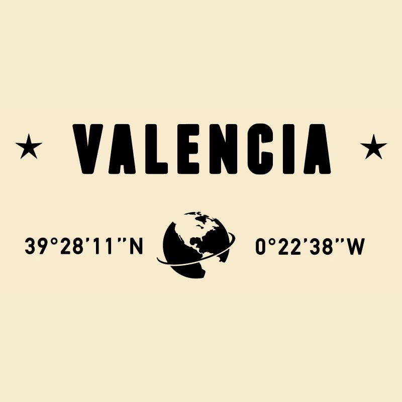 Valencia Spain Gps Coordinates Globe